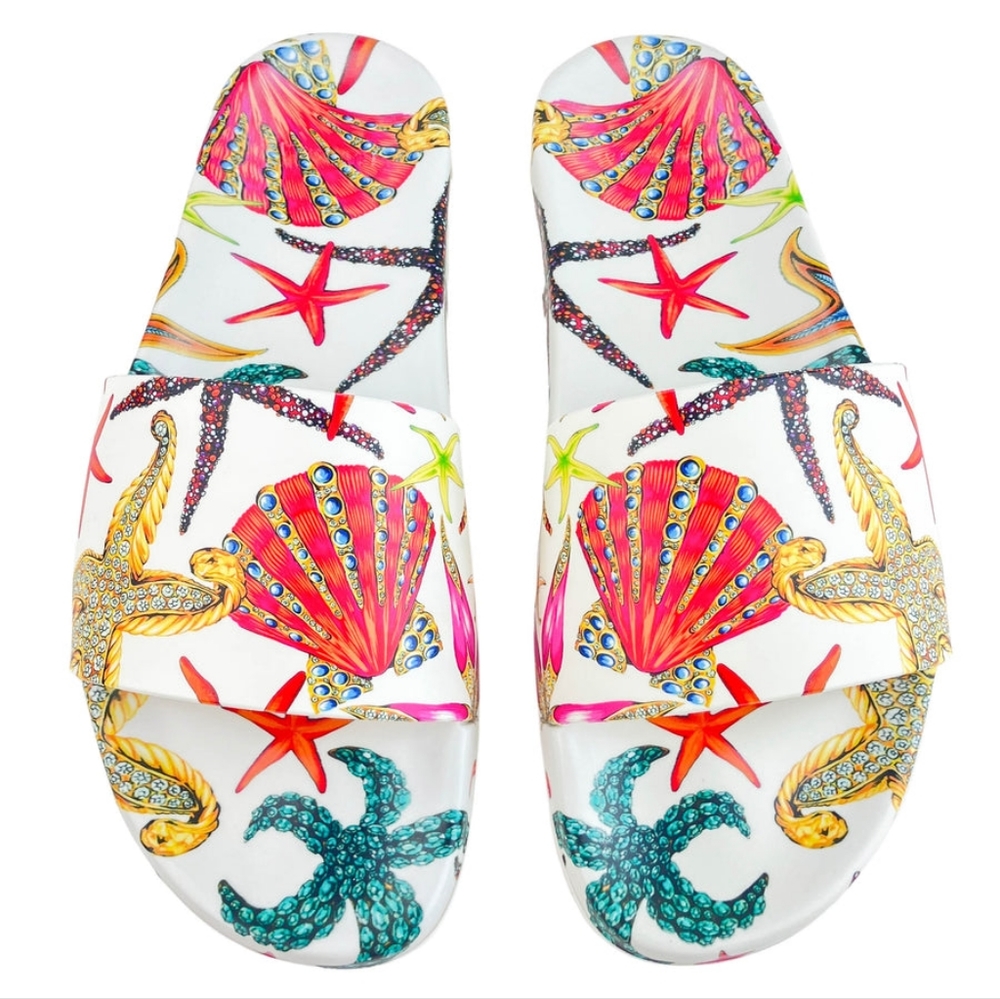 Nib Men's Sz 44 Versace Pool slides
